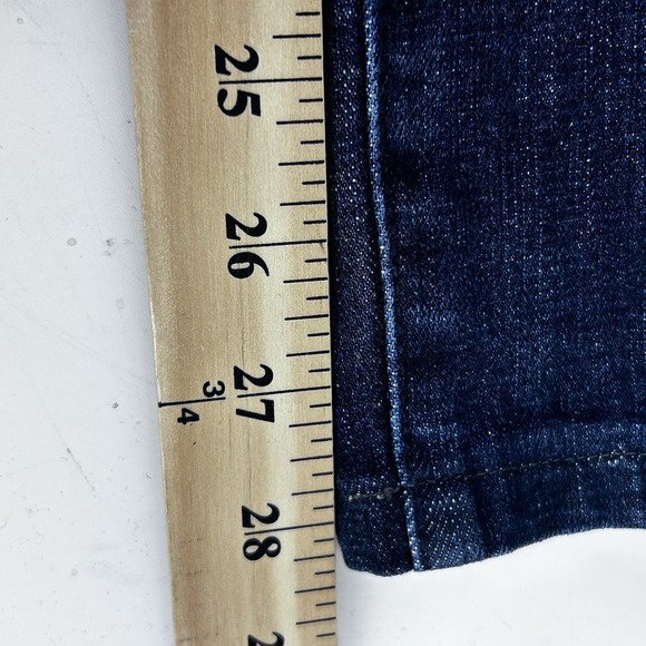 Joseph Abboud Mens Jeans Size Blue Denim 40 X 28 athletic fit dark distressed - Picture 13 of 14